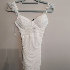 Windor Take it up a notch ruched mini dress